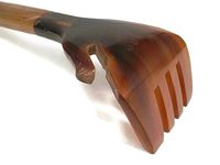 Wood Back Scratcher Buffalo Horn Wood Massage