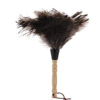 ZHANGY Feather Duster- with Durable Wood Handle, Hand Duster-Perfect to Clean Ceiling Fans, dashboards, Bookshelves,Pets Hair
