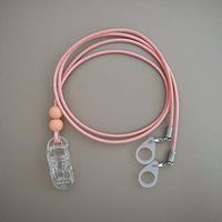 (Watermelon Red 2#) BTE Hearing Aids Clip Safty Protection Accessory w/Replaceable Silicone Loop