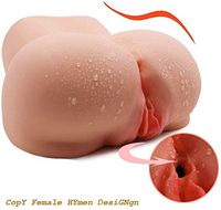 HaiBaoBao 2.98KG/6.6lb 3D Live Séxy Dolly Women Female Torso Full Body Lifesize Women Torso Double Holes Big A-s-s TPE Silicone Gāy Toy Realistic Body Six Dôlls Male Toys Gifts for Men