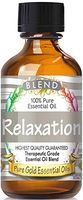 Pure Gold Relaxation Blend Essential Oil, 100% Natural & Undiluted, 60ml