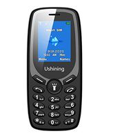 Ushining Unlocked Basic Feature Phone Dual SIM Card Unlocked Cell Phone with Soft Buttons and High Volume Easy to Use Basic Cell Phone 3G AT&T Compatible (Black)