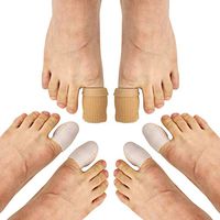 6 PCS Professional Closed Finger Toe Protector for Sports Injuries Corn Clavus Protector Athlete's Foot Care Toe Caps