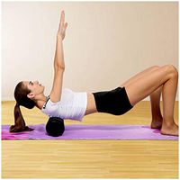 SU&YU Foam Roller for Yoga, EPP Material High Hardness Deep Tissue Muscle Massage Yoga Column Foam Shaft (35.43 x 5.91 inches) Black