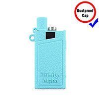 DSC-Mart Silicone Case for Smok Trinity Alpha 30W Pod System with Cap, Protective Rubber Cover Sleeve Shield Wrap (TFblue)
