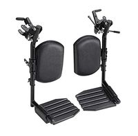Elevating Leg Rest Aluminum Footplates & Calf Pads