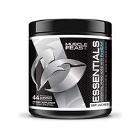 MUSCLE FEAST Essential Amino Acid Powder, Keto Friendly, Sugar Free, Post Workout Recovery and Intra-Training Drink (300 Gram, Unflavored)