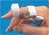 LMB Spring-Coil Finger Extension Splint (œCapener or Wynn Perry) Size A, 2½" (6.35cm)