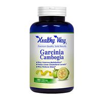Healthy Way 100% Pure Garcinia Cambogia Extract - 180 Capsule - Natural Weight Loss Diet Supplement - NON-GMO 100% Money Back Guarantee!