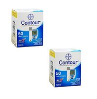 Bayer Blood Glucose Test Strips 7097C, 2 Pack