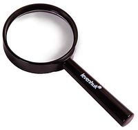 Levenhuk Zeno Handy ZH3 Lightweight Handheld Reading Magnifier with a Handle, 5X Magnification and 2 in (50 mm) Lens