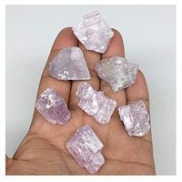 58.6g, 17mm - 28mm, 7pcs, Natural Gemmy Rough Lavender Pink Kunzite Crystal Spodumene, Healing Crystal, Chakra, Reiki, KUN80