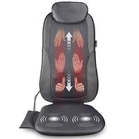 Shiatsu Car Massage Cushion Heated Car Seat Cushion Massage Full Back Seat, Heated Seat Cover Car,Home,Office Chair Thanksgiving Christmas Gift,Black