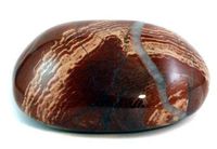 Giant Red Snakeskin Jasper Nugget for Massaging - Fist Sized Therapy Stone