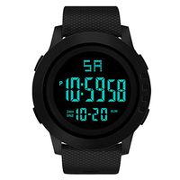 Men's Watches,Fxbar Classic Luxury Men Analog Digital Military Sport LED Waterproof Wrist Watch Dress Watch(Black)