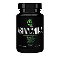 Inner Zen Ashwagandha Root Extract 1000mg 60 Capsules, Reduce Stress, Lower Anxiety, Balance Immune System, Adrenal Support, Lower Cortisol, Includes Black Pepper Extract for Increased Absorption