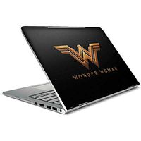 Skinit Decal Laptop Skin for Spectre x360 15.6in (2-in-1) - Officially Licensed Warner Bros Wonder Woman Gold Logo Design
