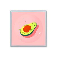 Contact Lens Box Holder Container Case Storage Eyecare Kit - Avocado