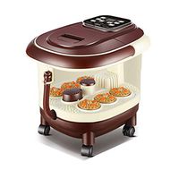 Foot Spa Bath Massager with Heater, Foot Massage and Bubble Jets, Motorized Shiatsu Massage Ball,Rotatable Pedicure Stone, Relief Stress Help Sleep Home Use