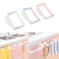 Hukai Kitchen Cupboard Hanging Stand Trash Garbage Rubbish Storage Bag Rack Holder