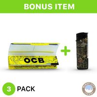 OCB Rolling Papers - Solaire Slim (3) with LED Lighter