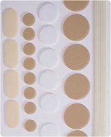 Translucent Self-Adhesive Low Profile HTH Hook 2" (5cm) wide, Dimensions: 10-yd. (9m) roll