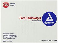 Dynarex Infant Oral Airway, 40 mm Size, 100 Count