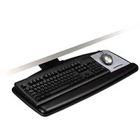 3M Lever-Adjust Keyboard Tray with Standard Platform, 21-3/4 Inch Track (AKT70LE)