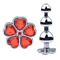 Y-QUARTER 1Pc Stainless Steel Anel Butty Plus Anel Trailer Toys Personal Massager for Men