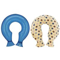 lzndeal Hot Water Bottle Bag,Neck Protection,Soothing Aching,Hot Water Bottle U Type Transparent PVC Rubber Neck Protection Warm Soothing Aching