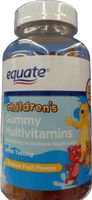Children's Gummy Multivitamins, 190ct, By Equate, Compare to L'il Critters Gummy Vites