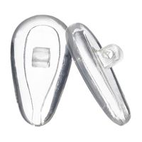 GMS Optical Air Bag Screw-in Silicone Nose Pads for Glasses, Sunglasses, and Eye-wear (13 mm, 3 Pair)
