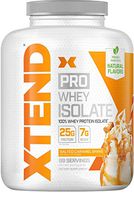 XTEND Pro Protein Powder Salted Caramel Shake | 100% Whey Protein Isolate | Keto Friendly + 7g BCAAs with Natural Flavors | Gluten Free Low Fat Post Workout Drink | 5lbs