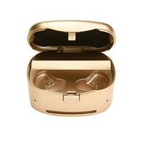 Wireless Earbuds,Businda Bluetooth 3D Stereo Sound Earphones with Charging Box Noise Cancelling Sweatproof Mini Headset for Running Sport iPhone iPad Samsung Tablets All Bluetooth Device,Gold