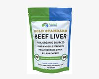 Grassland Nutrition Organic Grass Fed Beef Liver (Freeze Dried) — Natural Iron, Vitamin A, B12 for Energy (120G Powder)