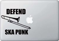 Yadda-Yadda Design Co. Defend Ska Punk - MacBook or Laptop Decal