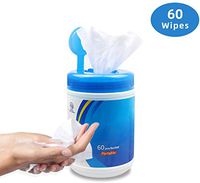 75 Alcohol Disinfectant Wipes 60 Sheets/Pack Portable 75 Alcohol Wet Wipes Antiseptic Cleaning Sterilization Wipes Wet Wipes for Tourism, Hotel, Restaurant, Home, Office, Car, Toy