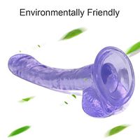 TSYJY 7.67 Inch Realistic-Ďìld`ɔ Personal Body Massage for Women Men with Powerful Suction Cup SHXGX (Color : A)