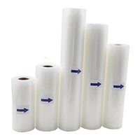 Vacuum Sealer Rolls,Reusable Food Saver Bag Kitchen Fresh-Keeping Storage Bags,Size 4.72'/5.9'/7.87'/9.84'/11.02' X 196.85' (S-12x500cm/4.72x196.85"inch)