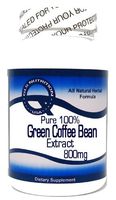 Pure 100% Green Coffee Bean Extract 800mg 90 Capsules ^GLS
