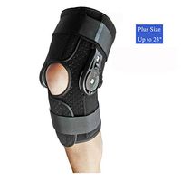Mowane Hinged ROM Knee Brace Lite, Rehab Post Op Knee Stabilizer Support for Sports Leg Injury, Orthopaedic Surgery Tear of ACL PCL MCL LCL, Osteochondral Meniscal Patella Tendon Repairs, Sprains (L)