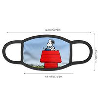 Snoopy Men Women Boys Girls Mask,M-shaped Nose Clip Masks