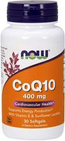 NOW Coq10 400mg, 30 Softgels