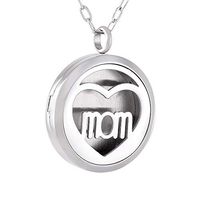 memorial jewelry Hollow Essential Oil Diffuser Aromatherapy Necklace Engrave Perfume Pendant