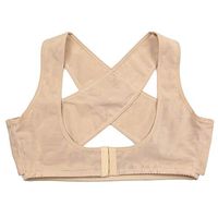 Jajx-hodr Posture Corrector Spinal Support Chest Brace Up for Women Posture Corrector Shapewear Tops Breast Support Bra Top X Strap Bras Shoulder, and Neck Pain Relief (Color : Nude, Size : M)