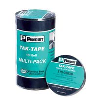 Panduit TTS-35RX0 Tak-Tape Hook And Loop Cable Tie Roll, 40lbs Min Tensile Strength, 0.75 Wide, 35' Long, 10-Pack by Panduit