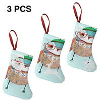 Christmas Tree and Fireplace Decoration Owl with Glasses Marvellous Christmas Stockings for Funny Xmas Party