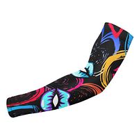 Lucaeat Kiss Lips and Hearts Arm Compression Sleeve, Arthritis, UV Protection - Youth Adult Runners (1 Pair)