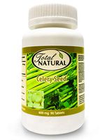 Celery Seed 600mg 90 Tablets [5 Bottles] by Total Natural, Circulatory Health, Healthy Cardiovascular and Urinary Tract Function, Men and Sex Health Care