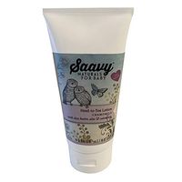 Saavy Naturals Baby Body Lotion | Organic Skin Care for Infant Dry, Cracked, Delicate Skin with Shea Butter, Aloe & Calendula | Baby Shower Gifts | 4oz Chamomile Head-To-Toe Moisturizer